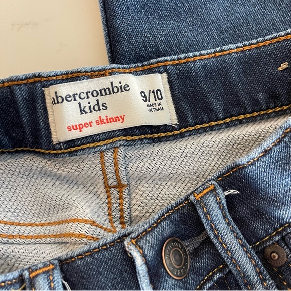Abercrombie Kids Super Skinny Jeans Size 9/10 - Picture 4 of 8